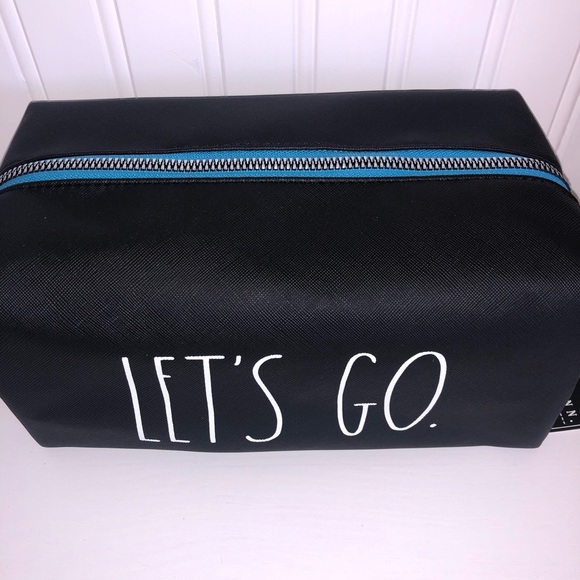Rae Dunn LET'S GO cosmetic bag - Picture 2 of 4
